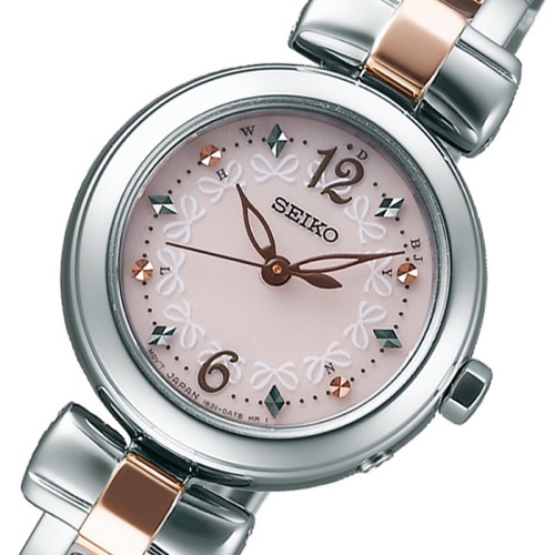 セイコー SEIKO ティセ ソーラー レディース 腕時計 SWFH043 ピンク 国内正規