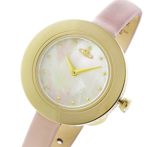 ヴィヴィアン ウエストウッド クオーツ レディース 腕時計 VV097WHPK シェル/ピンク