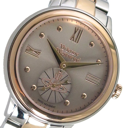 ヴィヴィアンウエストウッド クオーツ レディース 腕時計 VV158GYTT ブラウン