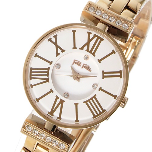 フォリフォリ ミニダイナスティ クオーツ レディース 腕時計 WF15B028BSW-XX ホワイト