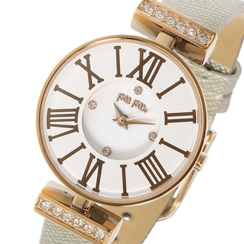 フォリフォリ ミニダイナスティ クオーツ レディース 腕時計 WF15B028SSW-ZN ホワイト