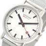 モンディーン MONDAINE 腕時計 メンズ レディース A660.30314.11SBV クォーツ ホワイト シルバーの商品詳細画像