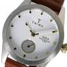 トリワ クオーツ レディース 腕時計 AKST102-SS010213 ホワイト / ブラウンの商品詳細画像