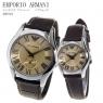 エンポリオ アルマーニ クオーツ ペアウォッチ 腕時計 AR9110 ブラウンの商品詳細画像