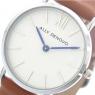 アリーデノヴォ ALLY DENOVO 腕時計 レディース 30mm AS5001-9 MINI NEW VINTAGE クォーツ ホワイト キャメルの商品詳細画像