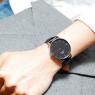 ダニエル ウェリントン クラシック ブラック シェフィールド/シルバー 36mm ユニセックス 腕時計 DW00100145の商品詳細画像