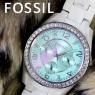 フォッシル FOSSIL クオーツ レディース 腕時計 ES4015 ライトグリーンの商品詳細画像