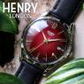 ヘンリーロンドン チャンセリー 39mm ユニセックス 腕時計 HL39-S-0095 レッド/ブラックの商品詳細画像