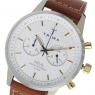 トリワ クオーツ ユニセックス 腕時計 NEST115-SC010215 ホワイト / ブラウンの商品詳細画像