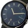 スカーゲン SKAGEN 腕時計 メンズ レディース SKW6461 クォーツ ネイビー ブラックの商品詳細画像