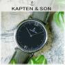 キャプテン&サン 36mm ブラック/オリーブキャンバス レディース 腕時計 SV-KS36BKOCの商品詳細画像