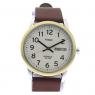 タイメックス インディグロ クオーツ メンズ レディース 腕時計 T20011 オフホワイト/ブラウンの商品詳細画像
