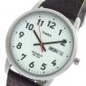 タイメックス イージーリーダー クオーツ ユニセックス 腕時計 T20041 ホワイト/ブラウンの商品詳細画像