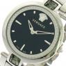 ヴェルサーチ VERSACE 腕時計 レディース VAN030016 クォーツ ブラック シルバーの商品詳細画像