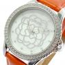 フォリフォリ FOLLIFOLLIE 腕時計 レディース WF15A034SPW-OR SANTORINI FLOWER クォーツ ホワイト オレンジの商品詳細画像