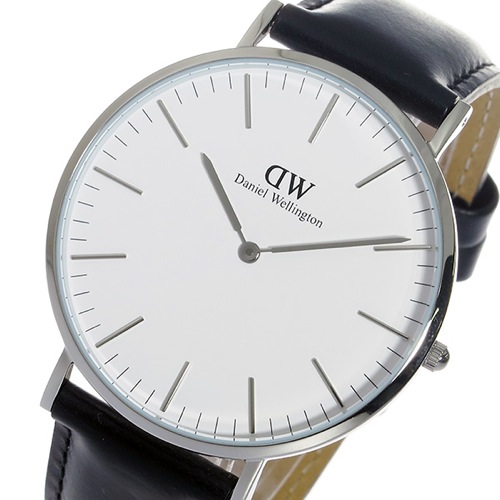 ダニエル ウェリントン シェフィールド/シルバー 40mm クオーツ 腕時計 0206DW (DW00100020)