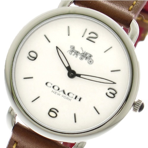 コーチ COACH 腕時計 レディース 14502793 クォーツ ホワイト ブラウン