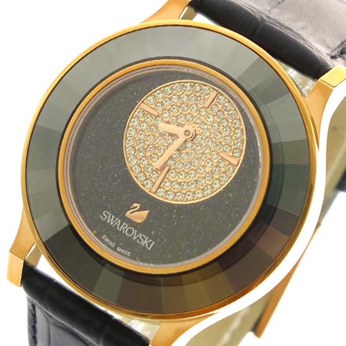 スワロフスキー SWAROVSKI 腕時計 レディース 5095484 クォーツ ブラックラメ ブラック