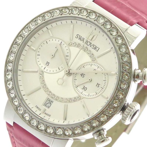 スワロフスキー SWAROVSKI 腕時計 レディース 5096008 クォーツ シルバー ピンク
