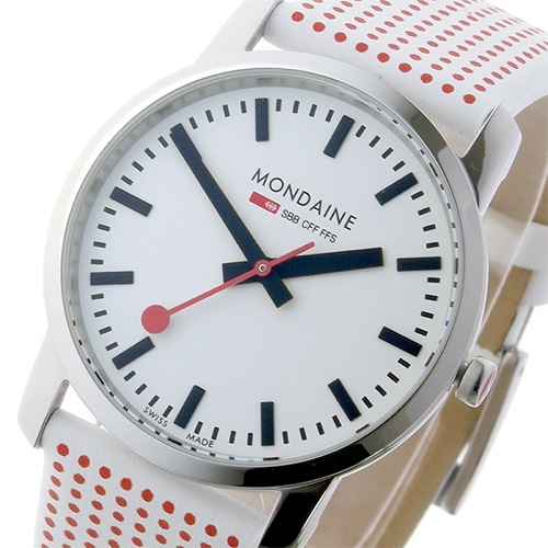 モンディーン クオーツ レディース 腕時計 A4003035111SBA ホワイト