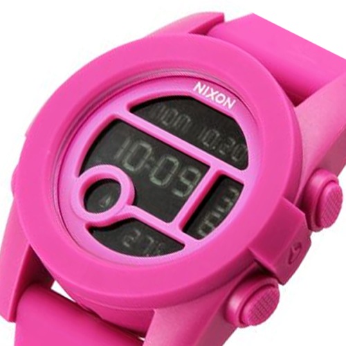ニクソン NIXON ユニット40 デジタル ユニセックス 腕時計 A490076 ピンク