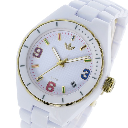 アディダス ケンブリッジ レディース 腕時計 ADH2694 ホワイト/マルチカラー