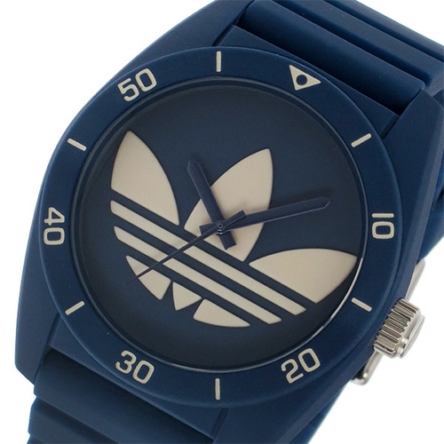 アディダス オリジナルス サンティアゴ ユニセックス 腕時計 ADH3138 ネイビー/グレー