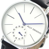 アリーデノヴォ ALLY DENOVO 腕時計 レディース 36mm AF5001-1 HERITAGE SMALL クォーツ ホワイト ブラック
