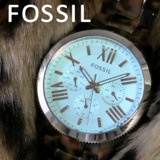 フォッシル FOSSIL クオーツ レディース 腕時計 AM4641 ライトブルー
