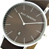 アリーデノヴォ ALLY DENOVO 腕時計 レディース 40mm AM5015-1 HERITAGE クォーツ ブラウン