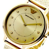 エンポリオアルマーニ EMPORIO ARMANI 腕時計 レディース AR11129 クォーツ ピンクゴールド
