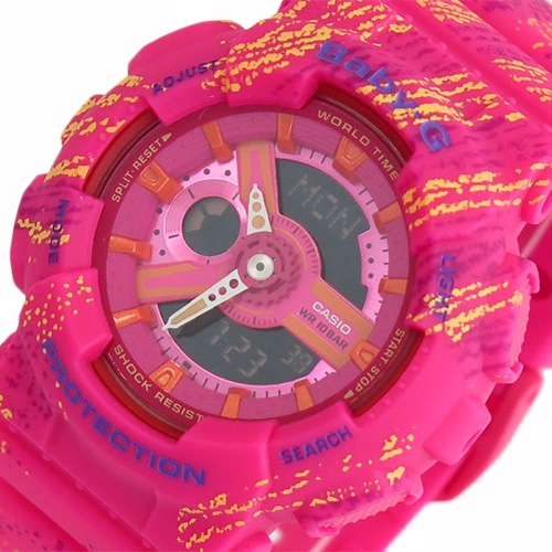 カシオ CASIO ベビーG BABY-G 腕時計 レディース BA-110TX-4A クォーツ ピンク