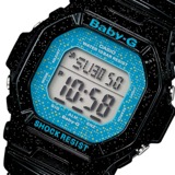 カシオ ベビーG コズミックフェイス レディース 腕時計 BG-5600GL-1 ブラック