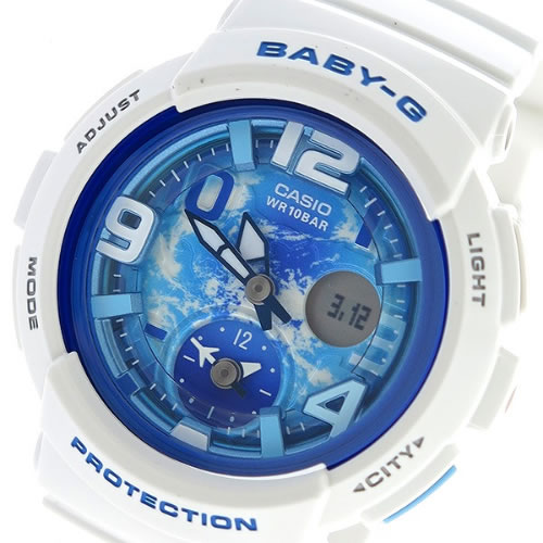 カシオ ベビーG ビーチトラベラー クオーツ レディース 腕時計 BGA-190GL-7B ブルー