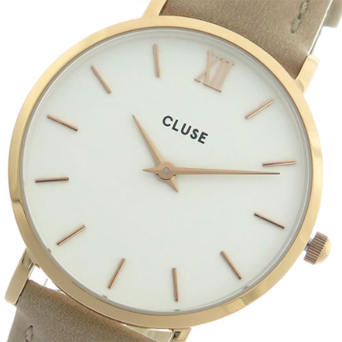 クルース CLUSE クオーツ レディース 腕時計 CL30043 ホワイト/ヘーゼルナッツ