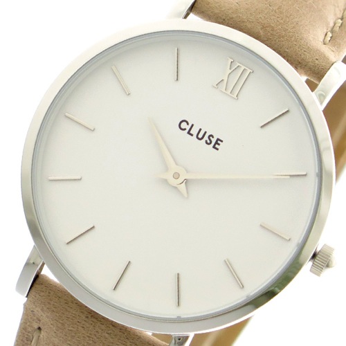クルース CLUSE 腕時計 レディース CL30044 クォーツ ホワイト ベージュ