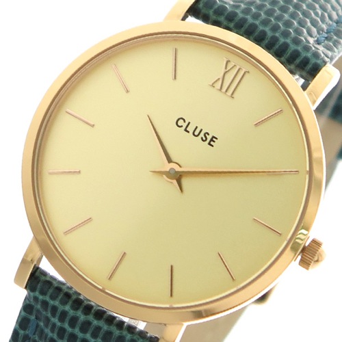 クルース CLUSE 腕時計 レディース CL30052 クォーツ ゴールド グリーン