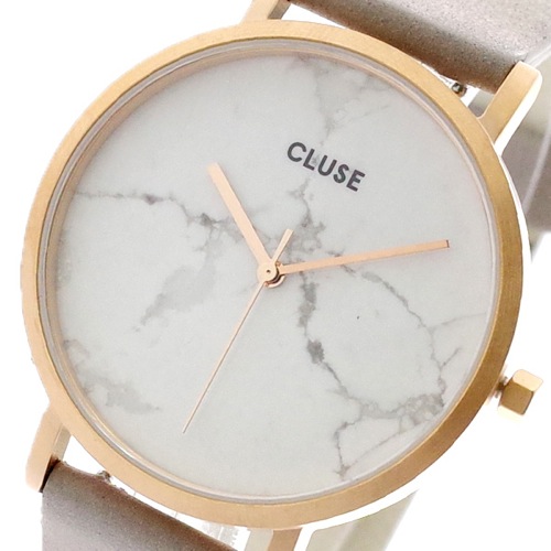 クルース CLUSE 腕時計 レディース CL40005 クォーツ ホワイトマーブル グレー