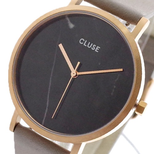 クルース CLUSE 腕時計 レディース CL40006 クォーツ ブラックマーブル グレー