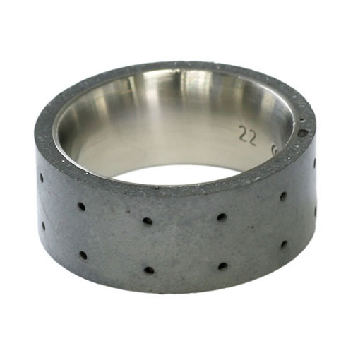 22designstudio Module Ring (Original) Original grey concrete 4719692540621 リング 指輪 #6(11号)