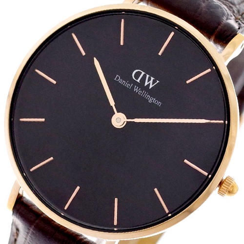 ダニエルウェリントン DANIEL WELLINGTON 腕時計 レディース DW00100170 クラシックペティート CLASSIC PETITE 32MM ブラック