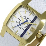 ディーゼル DIESEL クリフハンガー クオーツ ユニセックス 腕時計 DZ1681 ホワイト