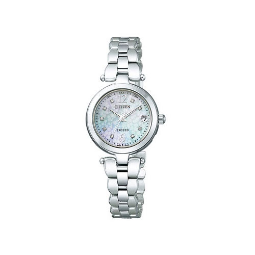 シチズン エクシード エコ ドライブ 電波時計 レディース 腕時計 EBD75-5114 国内正規