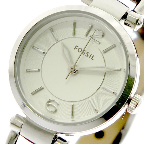 フォッシル FOSSIL 腕時計 レディース ES3861 クォーツ ホワイト ダークブラウン