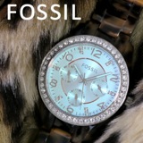 フォッシル FOSSIL クオーツ レディース 腕時計 ES4012 ライトブルー
