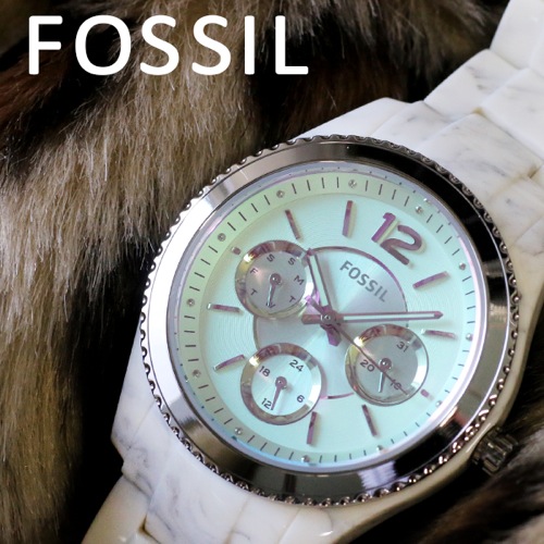 フォッシル FOSSIL クオーツ レディース 腕時計 ES4019 ライトグリーン