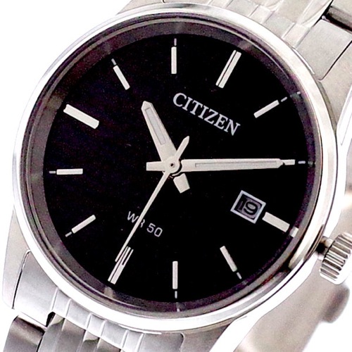 シチズン CITIZEN 腕時計 レディース EU6000-57E クォーツ ブラック シルバー