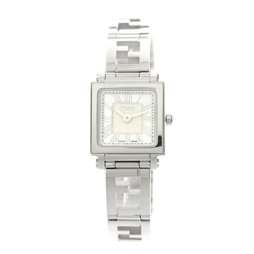 FENDI 腕時計 クアドロミニ ホワイトパール