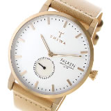 トリワ クオーツ ユニセックス 腕時計 FALKEN FAST101-CL010614 ホワイト / ベージュ