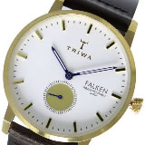 トリワ クオーツ ユニセックス 腕時計 FALKEN FAST110-CL010413 ホワイト / ダークブラウン